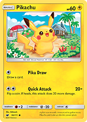Pikachu Crimson Invasion Pokemon Card