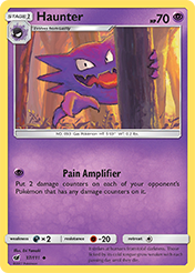 Haunter Crimson Invasion Pokemon Card
