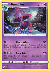 Mismagius Crimson Invasion Pokemon Card