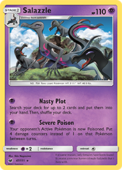 Salazzle Crimson Invasion Pokemon Card