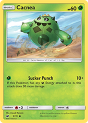 Cacnea Crimson Invasion Card List