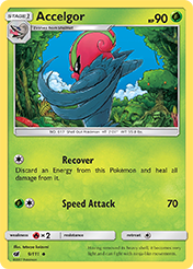 Accelgor Crimson Invasion Pokemon Card