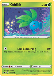 Oddish Crown Zenith Card List