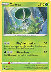 Calyrex Crown Zenith Card List