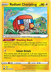 Radiant Charjabug Crown Zenith Pokemon Card