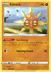 Solrock Crown Zenith Pokemon Card