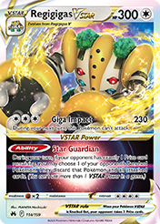 Regigigas VSTAR Crown Zenith Pokemon Card