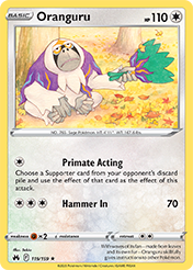 Oranguru Crown Zenith Pokemon Card