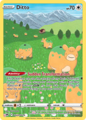 Ditto Crown Zenith Pokemon Card
