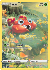 Paras Crown Zenith Pokemon Card