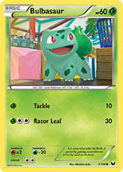 Bulbasaur Dark Explorers Card List