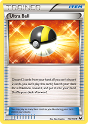 Ultra Ball Dark Explorers Pokemon Card
