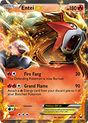 Entei-EX Dark Explorers Card List