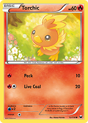 Torchic Dark Explorers Card List