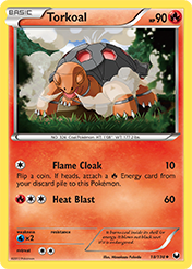 Torkoal Dark Explorers Card List