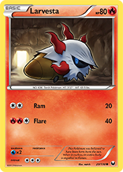 Larvesta Dark Explorers Card List