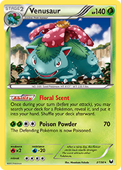 Venusaur Dark Explorers Card List