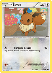 Card image - Eevee - 83 from Dark Explorers