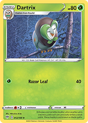 Dartrix Darkness Ablaze Card List