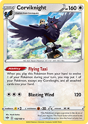 Card image - Corviknight - 156 from Darkness Ablaze