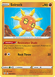 Solrock Darkness Ablaze Pokemon Card