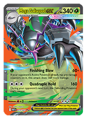 Mega Golisopod EX Delta Reign Pokemon Card