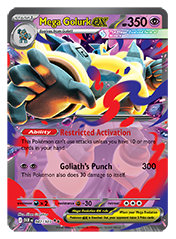 Mega Golurk EX Delta Reign Pokemon Card