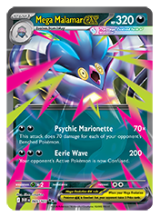 Mega Malamar EX Delta Reign Pokemon Card