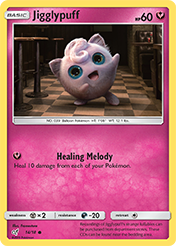 Jigglypuff Detective Pikachu Card List