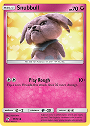 Snubbull Detective Pikachu Card List