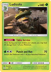 Ludicolo Detective Pikachu Card List