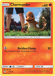 Charmander Detective Pikachu Card List