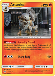 Arcanine Detective Pikachu Card List