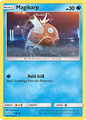 Magikarp Detective Pikachu Card List