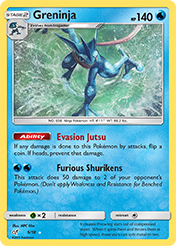 Greninja Detective Pikachu Card List