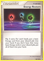 Energy Restore Diamond & Pearl Pokemon Card