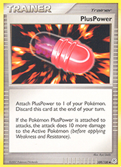 PlusPower Diamond & Pearl Pokemon Card