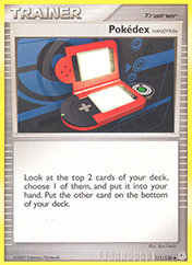 Pokedex HANDY910is Diamond & Pearl Pokemon Card