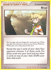 Rival Diamond & Pearl Pokemon Card