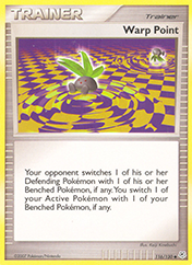 Warp Point Diamond & Pearl Pokemon Card