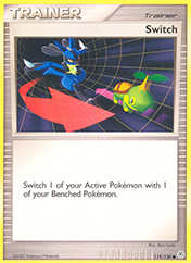 Switch Diamond & Pearl Pokemon Card