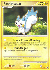 Pachirisu Diamond & Pearl Pokemon Card