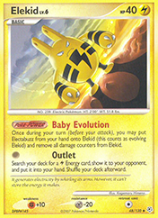 Elekid Diamond & Pearl Pokemon Card