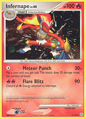 Infernape Diamond & Pearl Card List