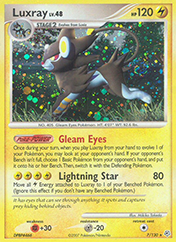 Luxray Diamond & Pearl Card List