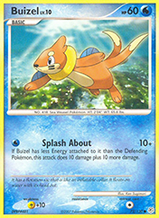 Buizel Diamond & Pearl Pokemon Card