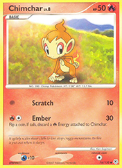 Chimchar Diamond & Pearl Pokemon Card