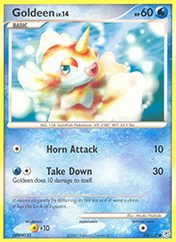 Goldeen Diamond & Pearl Pokemon Card