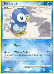 Piplup Diamond & Pearl Pokemon Card