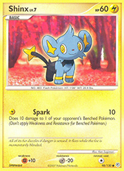 Shinx Diamond & Pearl Pokemon Card